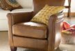 Irving Roll Arm Leather Armchair | Leather armchair, Armchair .