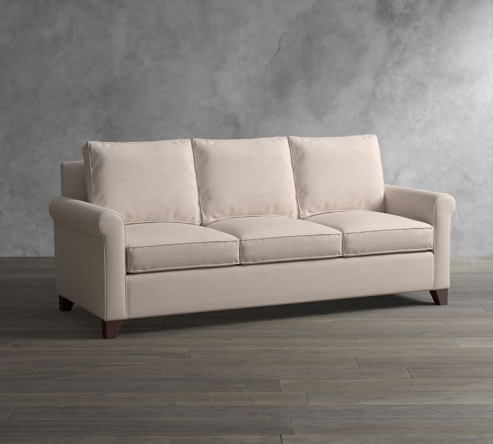 Cameron Roll Arm Upholstered Sleeper Sofa with Air Topper | Couch .