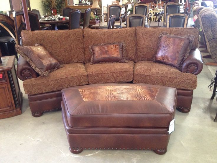 Mayo Furniture conversational couch from Denio's in Cameron, Texas .