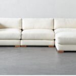 Piazza Snow 4-Piece Modular Sectional Sofa | CB2 | Modern sofa .