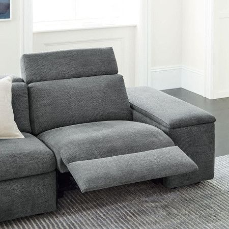 Enzo Reclining Sofa (77"–93") | Reclining sectional with chaise .