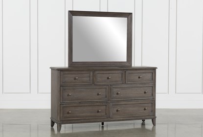 Candice II 7 Drawer Dresser Dresser/Mirror | Living Spac