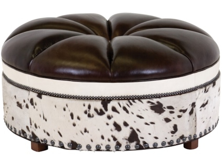 Classic Leather Living Room Candice Ottoman 1600 - High Country .