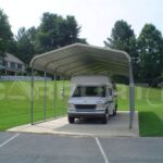Metal RV shelters are affordable and offer an inexpensive solution .
