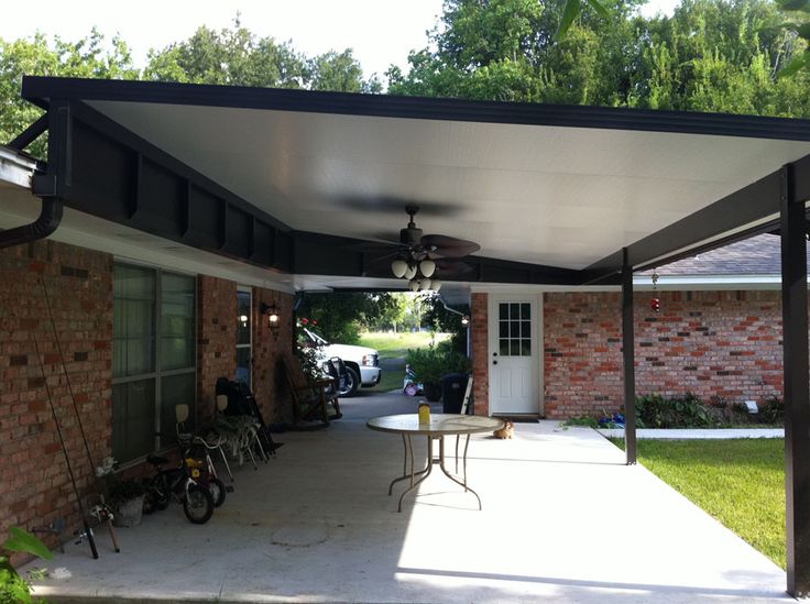 Raised Insulated Patio Cover – Baytown | Metal patio covers, Patio .
