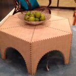 Casablanca coffee table is raffia wrapped and fabulous - from .