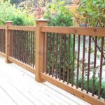 copper railings 1 paint | Wood deck railing, Deck railings .