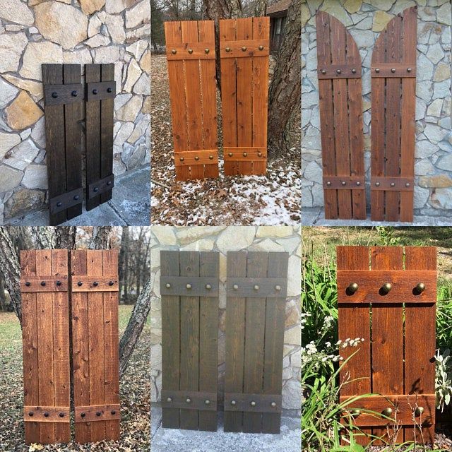 Our BEST Seller Cedar Shutters Exterior Shutters Board and - Etsy .