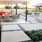 extra large pavers | extra large cement slabs with 1 inch black .