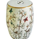 Butterfly Jingdezhen Indoor ceramic Antique home drum porcelain .