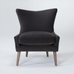Tate IV Gunmetal 29" Accent Chair | Living Spac
