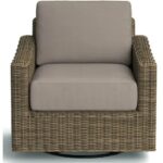 Bassett Outdoor/Patio Swivel Lounge Chair W003-K05-N - Silk .