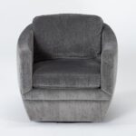 Chadwick Charcoal 33" Swivel Accent Chair | Swivel accent chair .