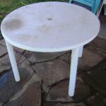 Saturday Project: Refinish a Table | Plastic outdoor furniture .
