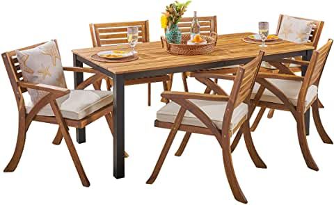 Amazon.com: patio dining sets clearance | Patio dining set, Acacia .