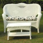 All About Wicker | White wicker patio furniture, Glider cushions .