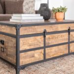 Cody Expandable Storage Trunk Coffee Table With Wheels | Coffee .