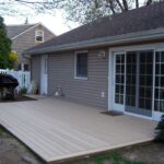 Concrete patio, Patio deck designs, Backyard pat