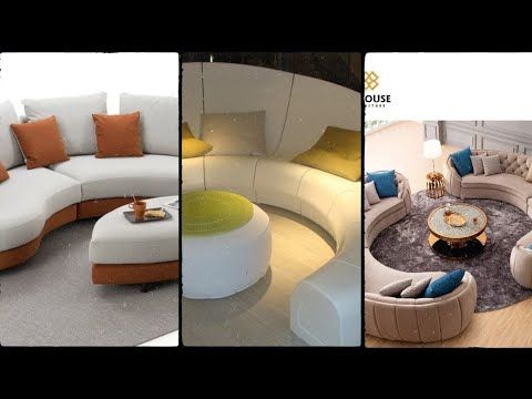 The modern marvel of the curved sofa - YouTube in 2023 | Sofa .
