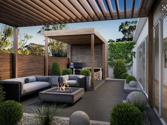 110+ Modern Patio & Backyard Design Ideas That are Trendy on .