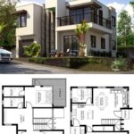 4 Bedroom Home Design Plan 7.5x9m - SamPhoas Plansearch | House .