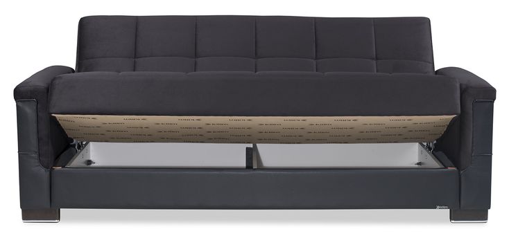 Casamode Pro Black Sofa 206 | Leather sleeper sofa, Black sofa .