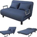 Mostbest Convertible Sofa Bed with Pillow, Folding Chair Bed with .