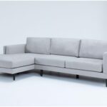 Aries Seal 117" 2 Piece Sectional with Left Arm Facing Chaise .
