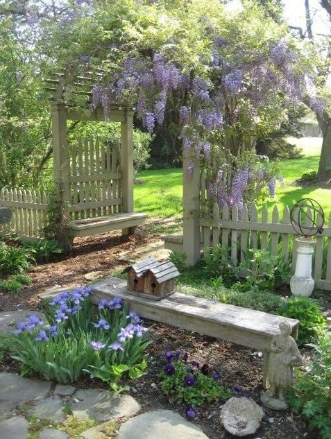 Cottage Garden Ideas from Pinterest for Our Blue Cottage Garden .