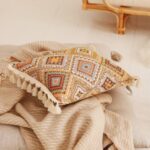 Boho Tribe Cushion With Fringe Decorative Pillow Cotton - Etsy New .