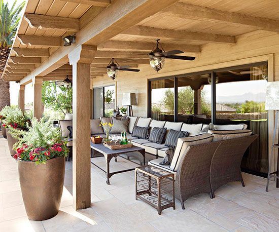 Cozy And Inspiring Covered Patios
