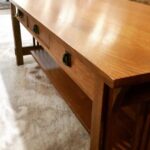 3 drawer cocktail table in aurora finish! | Stickley furniture .