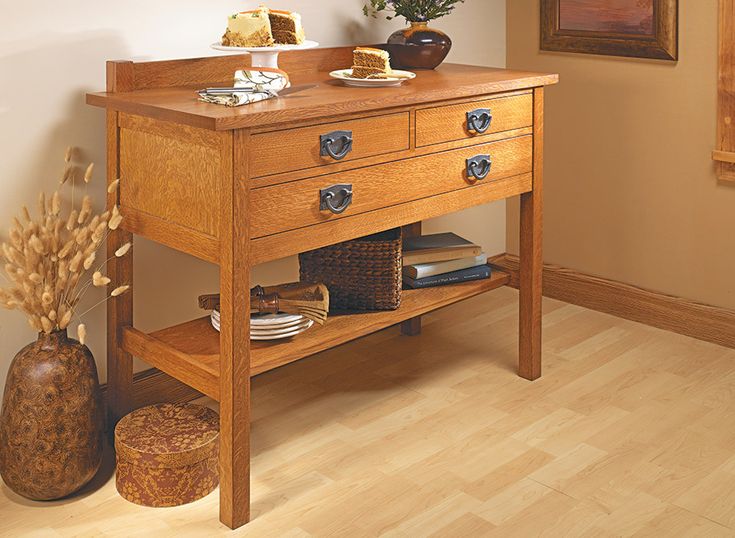 Craftsman Sideboard | Woodworking Project | Woodsmith Plans .