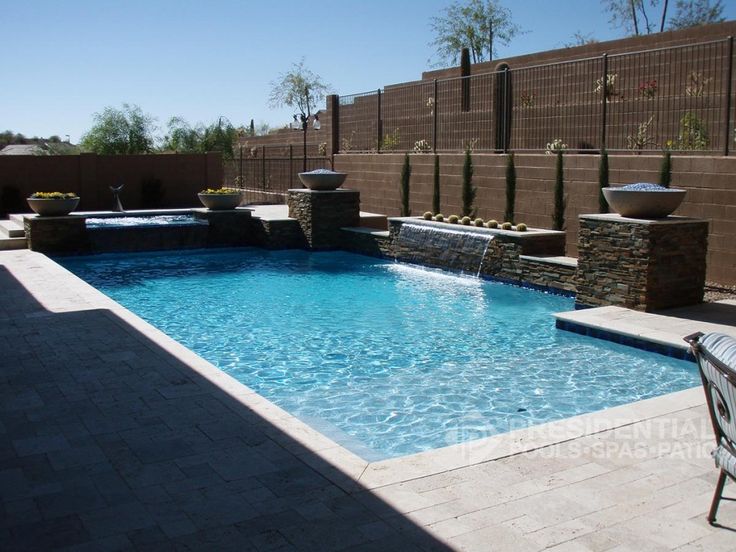 Custom Pool Gallery | Backyard pool landscaping, Custom pools .