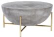 darbuka brass coffee table | Round coffee table modern, Concrete .