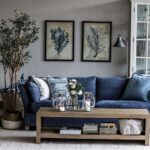 Setting Up A New Home – A Quick Guide - L' Essenziale | Blue sofas .