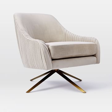 Roar & Rabbit™ Pleated Swivel Chair | Swivel chair, Furniture .