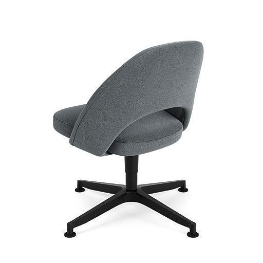 Knoll Saarinen Executive Armless Chair with Swivel Base by Eero .