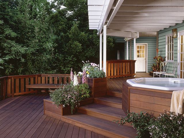 Cottage | Decks and porches, Outdoor deck decorating, Redwood decki