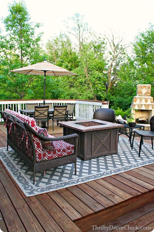 Outdoor furniture arrangement ideas @ThriftyDecorChick! | Patio .