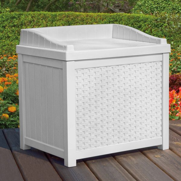 Outdoor Bench | Deck box storage, Patio storage, Outdoor stora