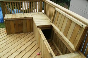Building a Wooden Deck Over a Concrete One | Diy bench outdoor .