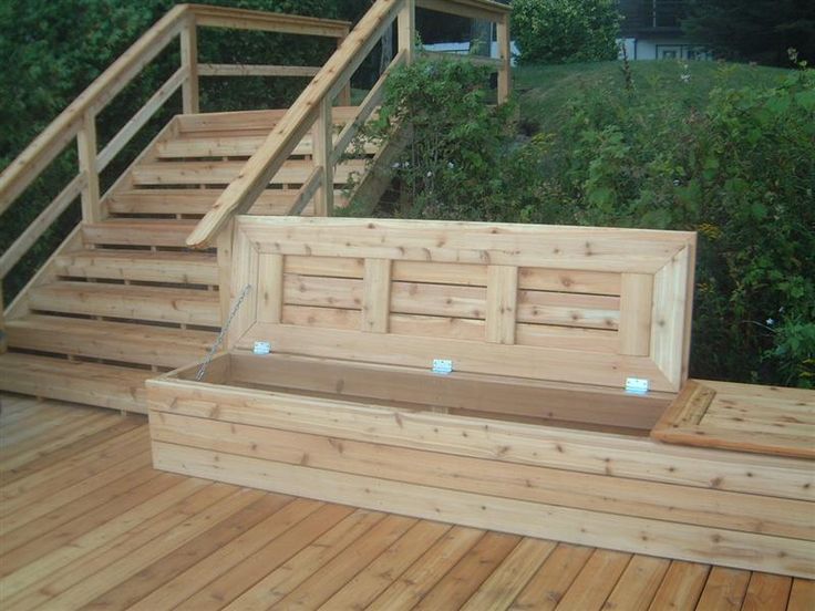Carolinian Construction/DSCF1686 (Medium) | Outdoor storage bench .