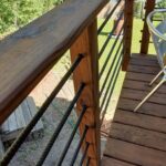 Another picture of the rebar deck rail | Railings outdoor, Deck .