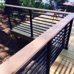 Top 50 Best Metal Deck Railing Ideas - Backyard Designs | Railings .
