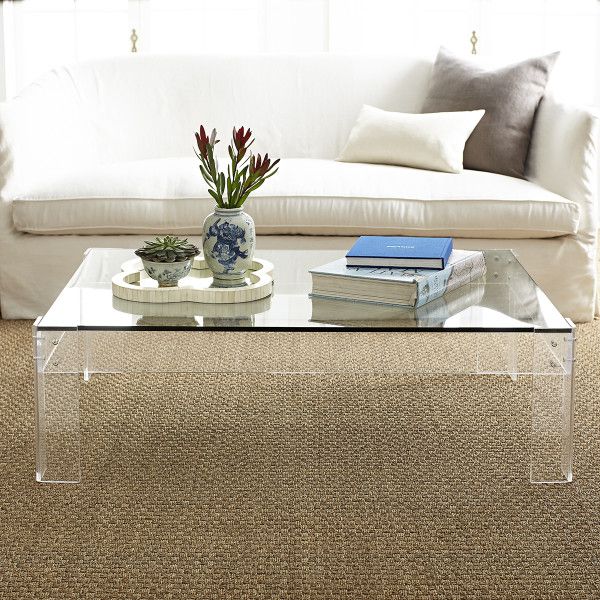 Disappearing Coffee Table – Rectangle | Acrylic coffee table .