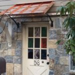 Classic Copper door awning in Northport, NY | Door awnings, Custom .