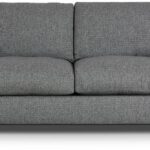 Veronica 90" Dark Gray Down Sofa | Small sofa, Dark gray, So