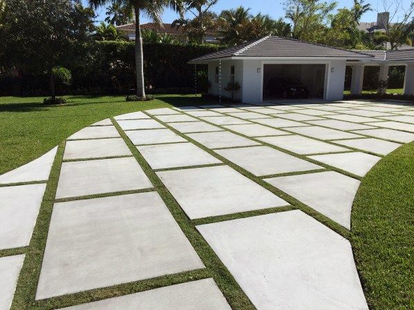 Image result for modern front concrete walkway | Driveway design .