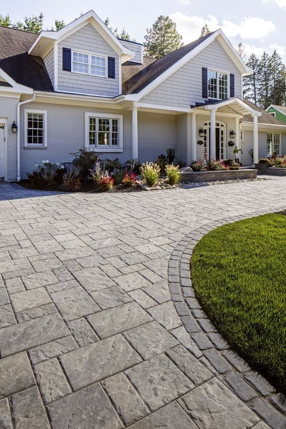 15 Driveway Ideas – Spruce Up the Path to Your Home | Patio pavers .